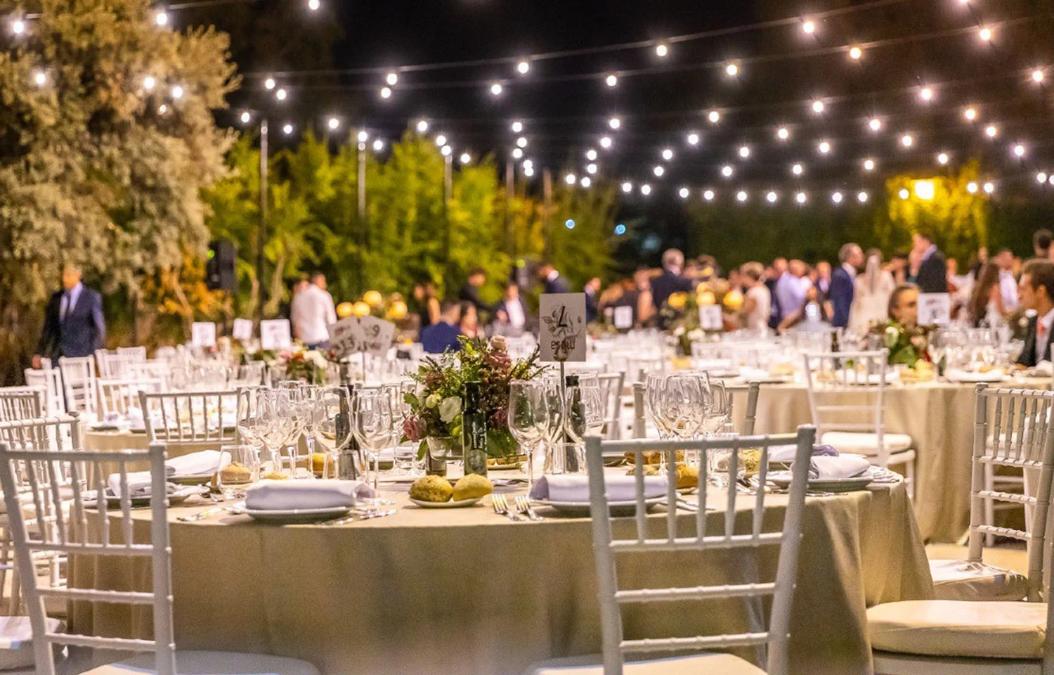 Banquete para una cena de gala de empresa elaborador por Abades Catering