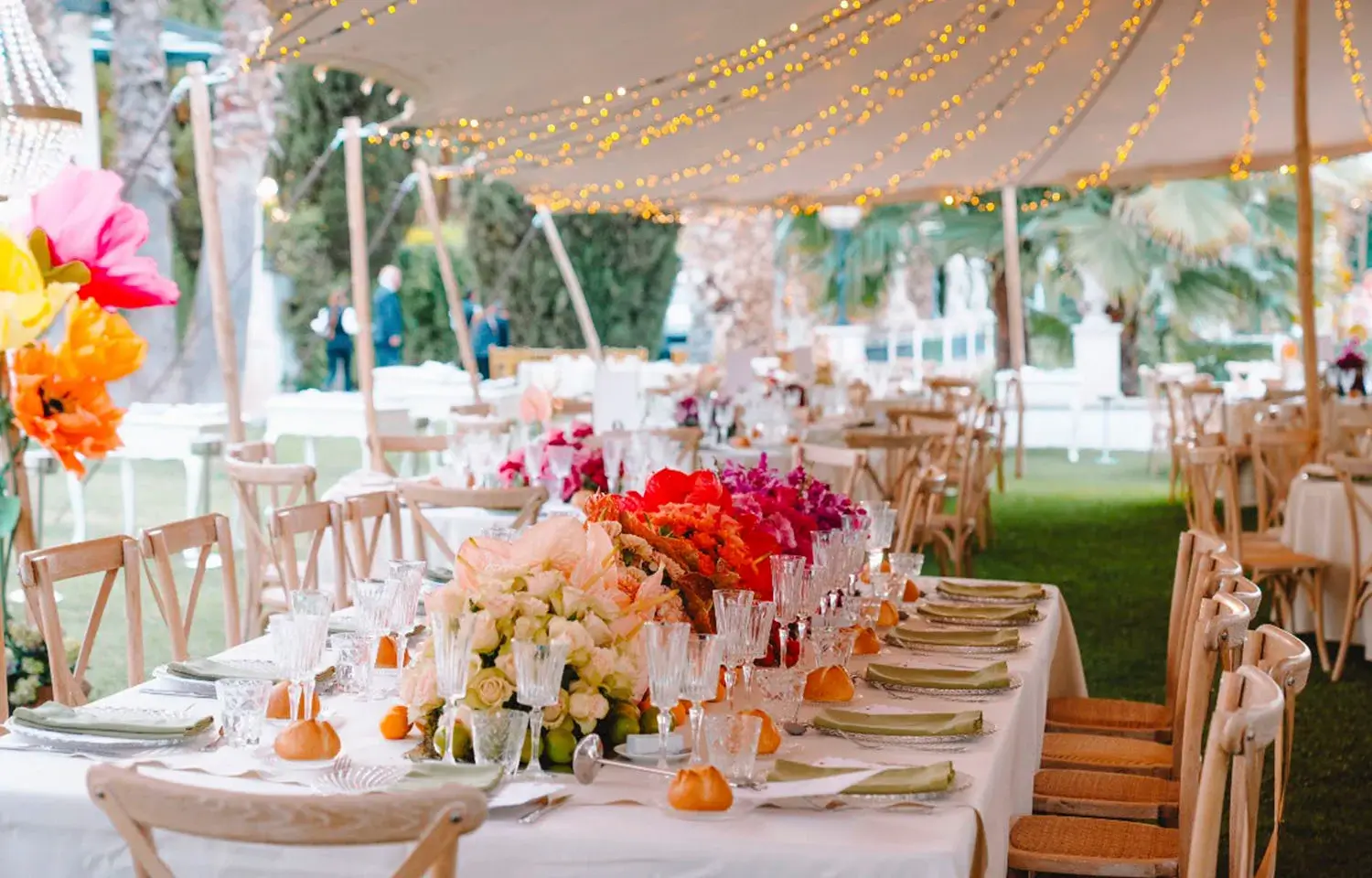 Montaje para evento realizado por Catering Velázquez