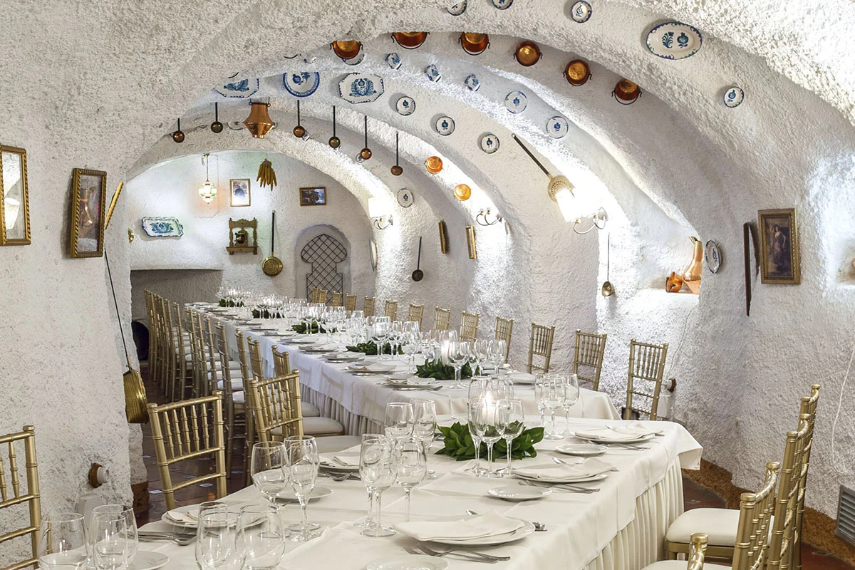 Evento de empresa en casa cueva del Sacromonte en La Chumbera