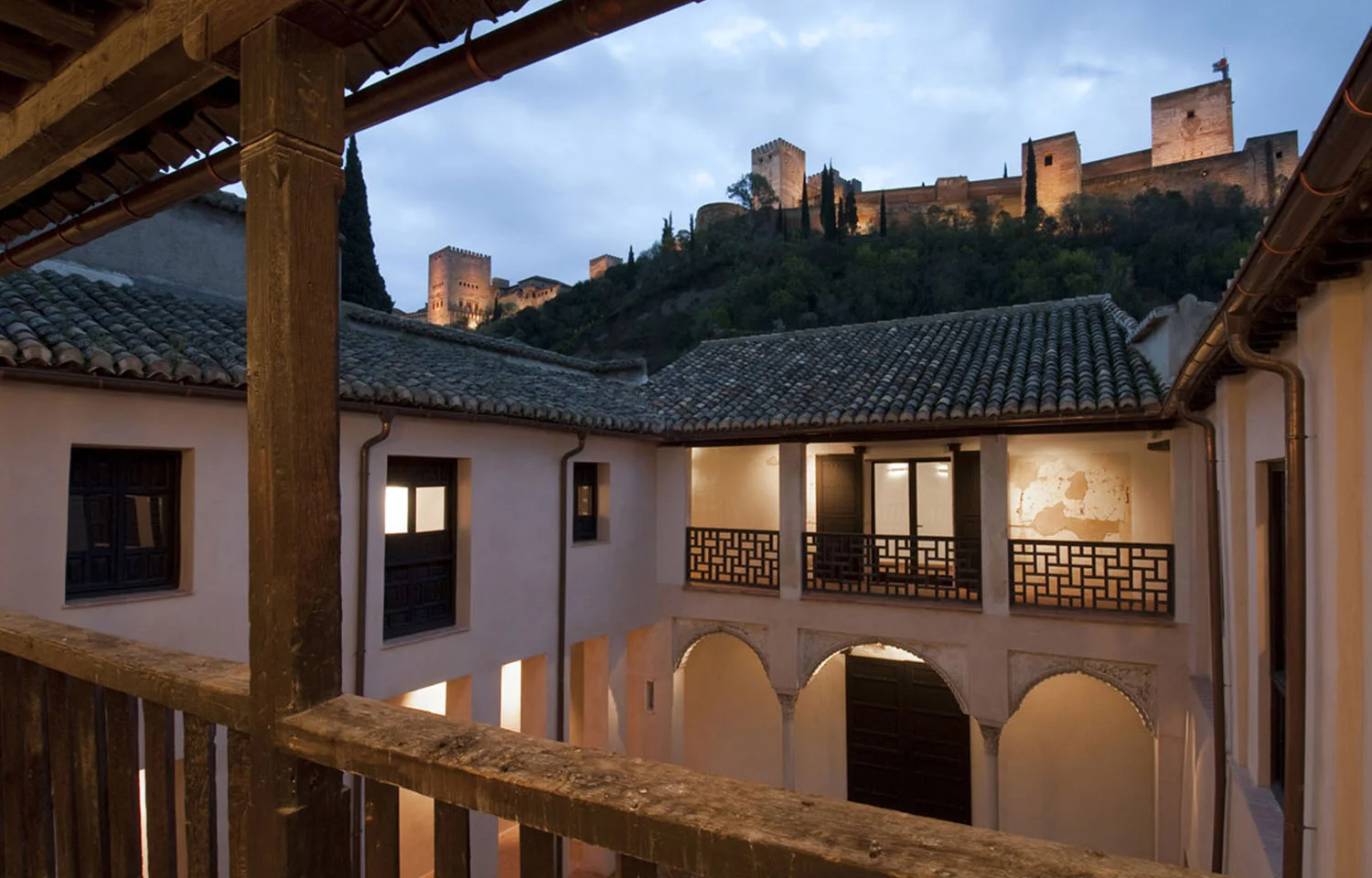 Casa de Zafra con vistas a la Alhambra de Granada